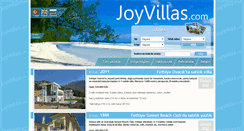 Desktop Screenshot of joyvillas.com