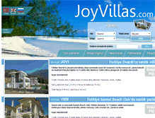 Tablet Screenshot of joyvillas.com